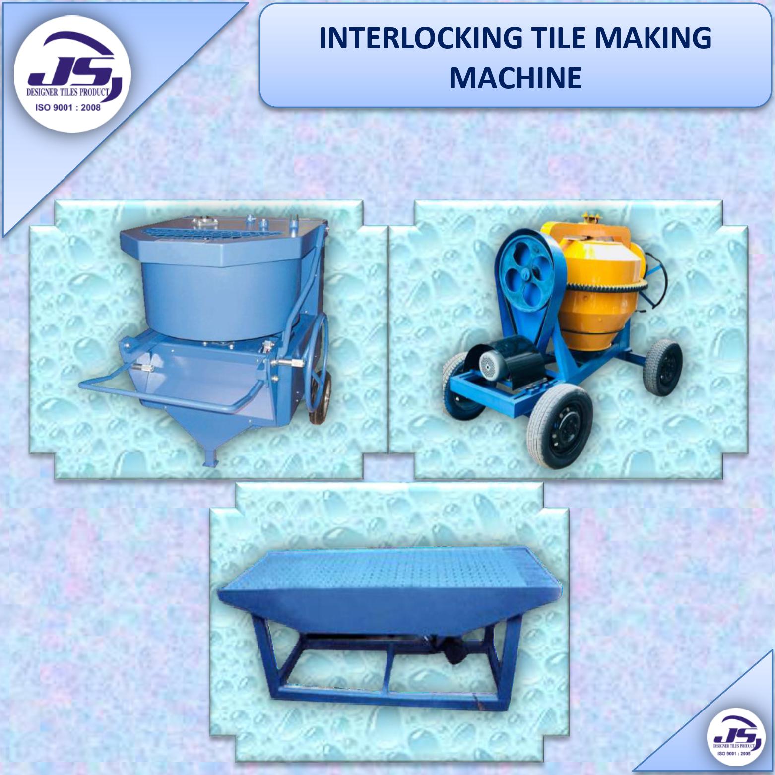 Interlocking Tile Making Machine